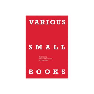 Ed Ruscha - Various Small Books beschikbaar voor biedingen