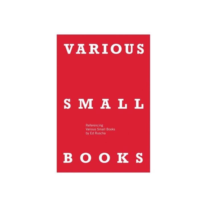 Ed Ruscha - Various Small Books, Boeken, Kunst en Cultuur | Beeldend, Nieuw, Schilder- en Tekenkunst, Ophalen of Verzenden