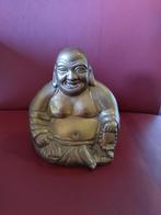 Koperen Lachende Boeddha Beeld - 17cm, Ophalen of Verzenden