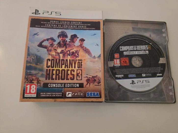 Company of Heroes 3 voor Playstation 5 Lees Beschrijving, Spelcomputers en Games, Games | Sony PlayStation 5, Zo goed als nieuw