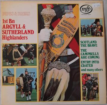 Pipes and Drums - 1st Bn Argyll & Sutherland Highlanders beschikbaar voor biedingen