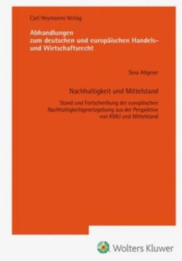 Sina Allgeier - Nachhaltigkeit und Mittelstand (AHW 262) beschikbaar voor biedingen