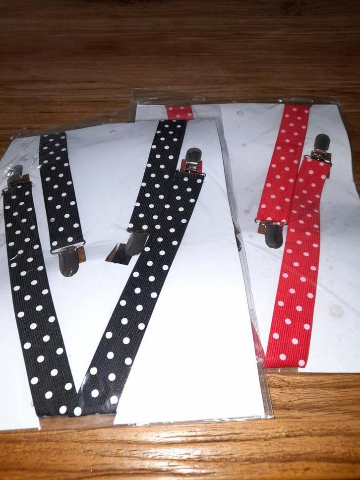 Partij Bretels - Nieuw in verpakking, Kleding | Heren, Stropdassen, Nieuw, Met patroon, Overige kleuren, Ophalen of Verzenden