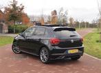 Volkswagen Polo 1.0 TSI Highline R-Line | Panoramadak | Appl, Auto's, Stof, Gebruikt, 95 pk, Zwart