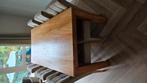 Massief eiken eettafel met 6 stoelen, Ophalen, Gebruikt, Eikenhout, 50 tot 100 cm