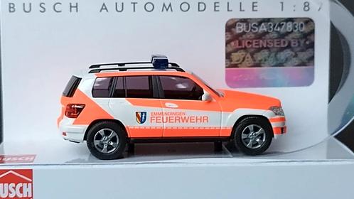 Mercedes Benz GLk Feuerwehr Emmendingen 1:87 Busch Pol, Hobby en Vrije tijd, Modelauto's | 1:87, Zo goed als nieuw, Bus of Vrachtwagen