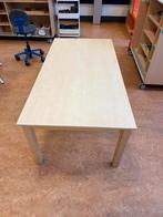 Houten tafel 140x70 cm, hoogte 56 cm, Gebruikt, 100 tot 150 cm, Rechthoekig, Overige houtsoorten