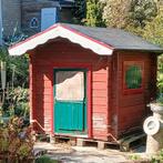 Speelhuisje model blokhut, gedemonteerd  155x155x160, Ophalen, Gebruikt, Hout