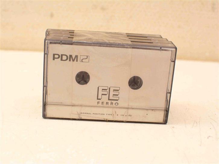4 PDM cassettebandjes 38655, Cd's en Dvd's, Cassettebandjes, Gebruikt, Overige genres, 1 bandje, Ophalen of Verzenden