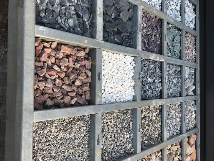 Split - grind - Diverse soorten op voorraad, Tuin en Terras, Grind, Keien en Split, Nieuw, Split, Zwart, Overige materialen, Ophalen