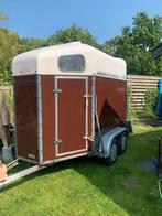 Paardentrailer, Ophalen of Verzenden, Zo goed als nieuw, Hout, 2-paards trailer