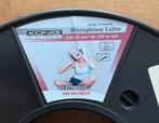 Haspel met 100 meter nieuwe 2x 0,08 mm microfoonkabel König., Ophalen of Verzenden, Nieuw, 10 meter of meer, Overige kabels