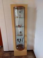 Bijzondere vitrinekast Italiaans design, Huis en Inrichting, Ophalen, Met plank(en), Minder dan 50 cm, Gebruikt