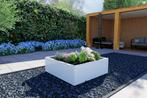 Stalen plantenbak 120x120x30 cm wit !!!!!OUTLET!!!!, Tuin en Terras, Bloembakken en Plantenbakken, Tuin, Verzenden, Vierkant, Nieuw