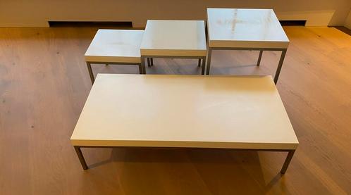 IKEA Klubbo bijzettafelsset, Huis en Inrichting, Tafels | Salontafels, Zo goed als nieuw, Minder dan 50 cm, 50 tot 100 cm, Rechthoekig