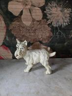 Wit gietijzeren deurstopper terrier hond, Ophalen of Verzenden