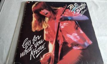 LP Pat Travers Band Live! Go For What You Know Blues Rock  beschikbaar voor biedingen