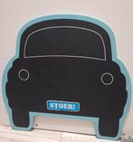 Stoer auto krijtbord/ geboortebord, verjaardagsdecoratie, Ophalen of Verzenden, Gebruikt, Wanddecoratie