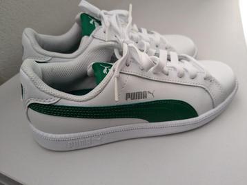 Puma Smash wit met groene sneaker 35,5 beschikbaar voor biedingen