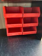 6 Stuks Overtoom Magazijnbakken - Groot Formaat, Gebruikt, ., Minder dan 50 cm, Ophalen of Verzenden
