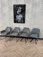 Setje van 4 Jesperhome Yanai antraciet *showroom, Huis en Inrichting, Stoelen, Overige materialen, Ophalen of Verzenden, Zo goed als nieuw