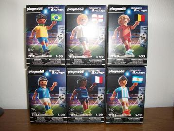 Voetballers /Engeland, Brazilie, Argentinie,Italie,Frankrijk beschikbaar voor biedingen
