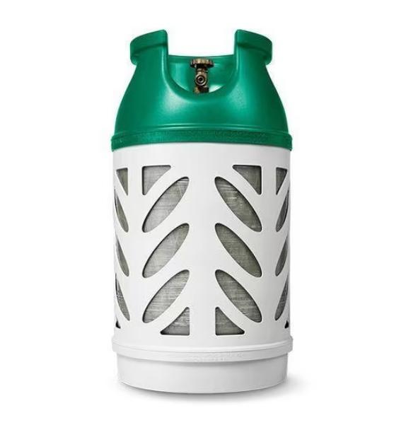 Benegas Light kunststof gasfles 10 kg 2025 en bijna vol, Caravans en Kamperen, Kampeeraccessoires, Nieuw, Ophalen