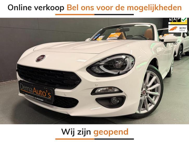Fiat 124 Spider 1.4 MultiAir Turbo NAVI/LED/LEDER/CAM/DAB/BO, Auto's, Fiat, Bedrijf, Te koop, 124 Spider, ABS, Airbags, Airconditioning