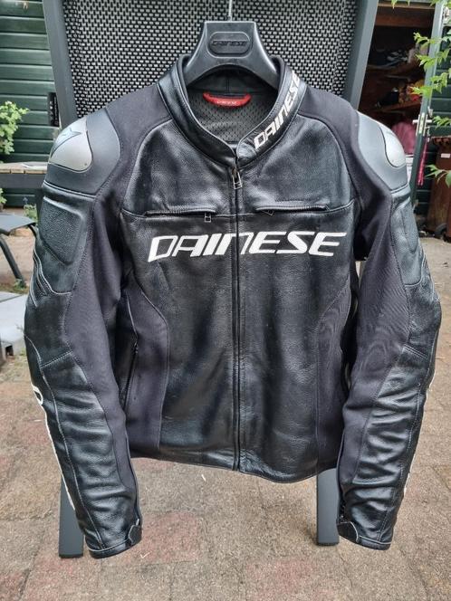 Dainese Racing 3 leren jas maat 50 (M), Motoren, Kleding | Motorkleding, Jas | leer, Heren, Tweedehands, Ophalen