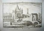 203 / Montfoort de Poort Kopergravure 18e eeuw, Antiek en Kunst, Kunst | Etsen en Gravures, Ophalen of Verzenden