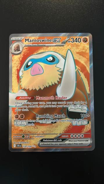 Mamoswine EX #174/159 beschikbaar voor biedingen
