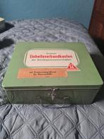 Oude groene verbandtrommel, Antiek en Kunst, Curiosa en Brocante, Ophalen of Verzenden