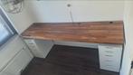Bureau met Alex ladekasten van IKEA, Ophalen, Zo goed als nieuw, Bureau