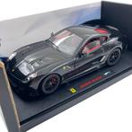 Hotwheels Elite 1:18 Ferrari 599 GTO zwart, Ophalen of Verzenden, Zo goed als nieuw, Auto, Hot Wheels
