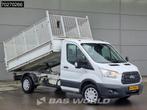 Ford Transit 130pk Euro6 Kipper Airco Cruise Tipper Kieper B, Auto's, Euro 6, 4 cilinders, Wit, Bedrijf
