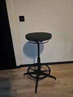 Ikea Lidkullen Sta/Zit Kruk - Zwart, Ophalen, Zo goed als nieuw, Bureaukruk
