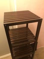 Bamboe opbergrek staand / badkamer rek meubel, Ophalen, (Half)hoge kast, Minder dan 50 cm, Gebruikt