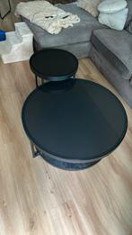 Salontafel glas met marmer moet weg! :), Huis en Inrichting, Tafels | Salontafels, Ophalen, 50 tot 100 cm, Minder dan 50 cm, Rechthoekig