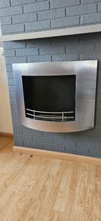 Sfeerhaard zilver bio-ethanol 73x55x17cm, Huis en Inrichting, Haarden, Ophalen, Gebruikt, Hangende haard, Overige soorten