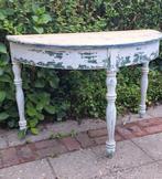 Halve-maan tafel/side-table  sfeervol TOP, Ophalen