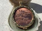 VERMEIL GOUD MI MONEDA PENING HOUDER MET PENNING SIZE L, Sieraden, Tassen en Uiterlijk, Verzenden, Zilver, Hanger