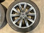 19 inch originele Chennai velgen + zomerbanden VW Tiguan, 19 inch, Gebruikt, 255 mm, Banden en Velgen