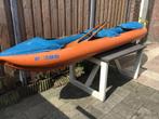 Vintage opblaasbare kajak van canvas 2 pers.uit 80- er jaren, Watersport en Boten, Ophalen of Verzenden, Opblaasbaar, Gebruikt