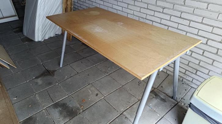 ikea bureau Galant - 160 x 80 cm, Huis en Inrichting, Bureaus, Gebruikt, Bureau, In hoogte verstelbaar, Ophalen