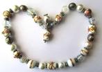 Antieke ketting collier Murano Millefiori Weddingcake kraal, Sieraden, Tassen en Uiterlijk, Antieke sieraden, Verzenden, Ketting