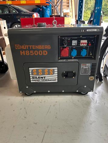 Showmodel Huttenberg 8KW dieselaggregaat.NIEUW beschikbaar voor biedingen