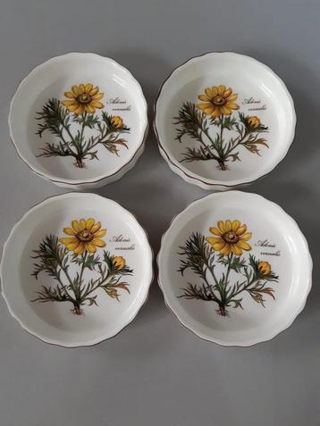 4 Quicheschaaltjes Villeroy en Boch Botanica  beschikbaar voor biedingen