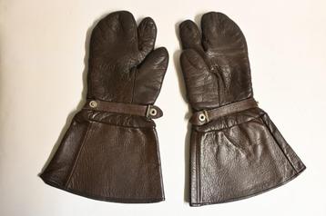 leren wanten schietvinger handschoenen luftwaffe duitsland beschikbaar voor biedingen