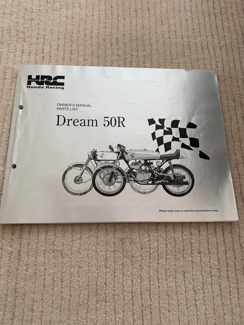HRC Honda Dream 50 R boek/collecte item, Motoren, Handleidingen en Instructieboekjes, Honda, Ophalen
