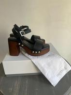 pollini hakken maat 38 zwart bruin, Zwart, Nieuw, Pollini, Sandalen of Muiltjes